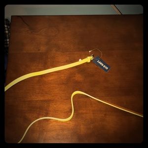 brand new size extra small laser lemon skinny belt